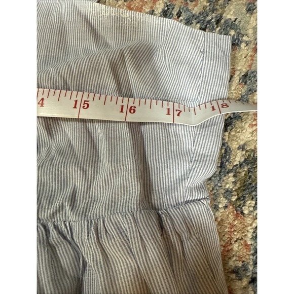 Madewell Dress Womens Size 8 Blue Midi Cotton Boho Prairie Lined Sleeveless - Picture 2 of 8